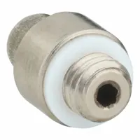 This LEGRIS tube fitting is a metric x push-to-connect adapter made of nylon and nickel-plated brass in silver. It connects 5 mm pipe to 3 mm OD tubing for pneumatic systems requiring quick, tool-free assembly. Suitable for industrial automation and material handling applications