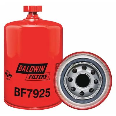 BALDWIN FILTERS Fuel Filter: Spin-On, 3 11/16 in Outside Dia, M24-2.0 Thread Size, Cellulose - Spin-On Fuel Filters