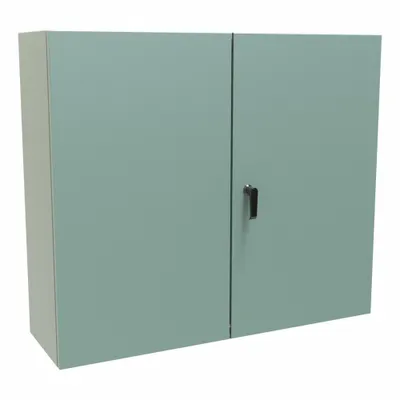 HAMMOND Electrical Enclosure: Steel, 36 in x 42 in x 12 in, NEMA 12/3R, Solid Cover - Steel Dust-Tight Enclosures