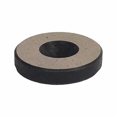 PCS Stop Button: 1 in Outside Dia, 1/2 in Thick, Black Oxide, Steel, 1/4"-20 Thread Size - Stop Buttons