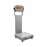 B-TEK Industrial Bench Scale: 18 in x 18 in, IP54, Column-Mounted, DuraShield, Carbon Steel (MPN NB-BC-1818-50-SP-COMPLETE)