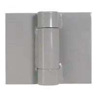This full surface-mount butt hinge is constructed from steel with a leaf width of 2 1/2 inches. It features a concealed bearing for smooth operation and a non-removable pin. Commonly used for commercial or industrial door applications where security and durability are required
