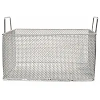 MARLIN STEEL WIRE PRODUCTS Parts Washer Basket: Rectangular, Stainless Steel, Silver, 9 in Basket Ht (MPN 00-105A-31)