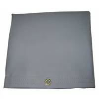 MAURITZON Tarp: 12 ft Lg, 7.75 ft Wd, Heavy Duty, 20 mil, Cotton Canvas, Gray, 14.5 oz/sq yd (MPN IHT-06-0812)