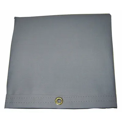 MAURITZON Tarp: 12 ft Lg, 7.75 ft Wd, Heavy Duty, 20 mil, Cotton Canvas, Gray - Canvas Tarps