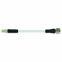 MURRELEKTRONIK Cordset: M8 Male Straight X M12 Female Straight, PVC, Gray, 0.6 m Cable Lg (MPN 7000-88241-2100060)