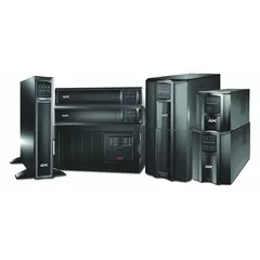 Online double-conversion UPS providing continuous power conditioning and battery backup. Rated 6 kVA with 208 V input and 6 outlets. Suitable for protecting critical equipment in data centers, server rooms, and industrial environments from power disturbances.