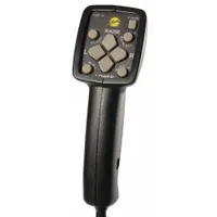 Controller for UTVs, compatible with models 84935 and 87500. Overall depth 9 3/4 in, overall height 4 1/4 in. Used to operate snow plow functions on utility vehicles