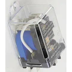This switching relay is a replacement component for HVACR systems, used to control electrical loads such as compressors, fans, and pumps. It is designed for use in commercial and industrial heating, ventilation, air conditioning, and refrigeration applications.