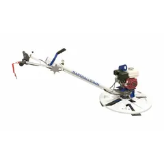 This accessory set includes combination power trowel blades for finishing and smoothing concrete surfaces. Designed for use with compatible gas-powered trowels in construction and industrial flooring applications.