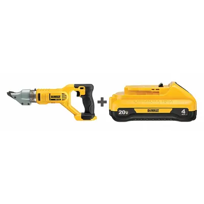 DEWALT Shear Kit: 20V DC, Double Cut Cutting, 14 ga Capacity (Steel) - DEWALT Cordless Shears