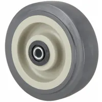 APPROVED VENDOR Caster Wheel: 6 in Wheel Dia., 2 in Wheel Wd, Polyurethane, 900 lb Load Rating, Std (MPN P-UP-060X020/050R)