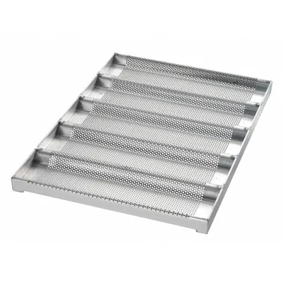 CHICAGO METALLIC Half-Size Sub Sandwich Roll Pan - Bun & Roll Pans
