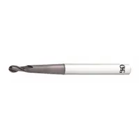 OSG Ball End Mill: Carbide, TiAlN Coated, 2 Flute, 3/16" Mill Dia, 5/16" LOC, 3-1/2" OAL (MPN HP418-1875)