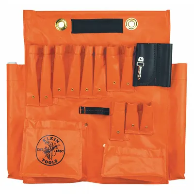 KLEIN TOOLS Aerial Bucket Tool Storage Apron - Aerial Bucket Tool Storage Aprons