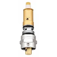 SPEAKMAN Cartridge: Use with Hot/Cold Water, Brass, Chrome, 5 in Overall Lg, Ceramic Disc (MPN G05-0441-RPR)