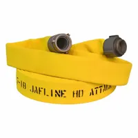JAFLINE HD Fire Hose: Double Jacket, 1 3/4 in Hose Inside Dia, 25 ft Hose Lg, Yellow (MPN HD175Y025-NH150)