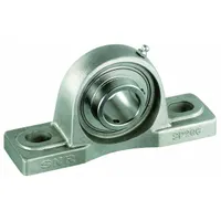 NTN Pillow Block Bearing: 1 7/16 in Bore, SS, Set Screws, 1 55/64 in Shaft Ht, 6.574 in Overall Lg (MPN SUCP207-23CO)
