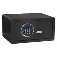Hotel Safe: Digital Combo Lock, 1.01 cu ft Capacity, Steel, Not Fire Rated (MPN 824 Black 15)