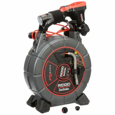 RIDGID Underground Inspection Camera System: SeeSnake NANOreel, 85 ft Lg. - Ridgid Pipe Inspection Camera Reels