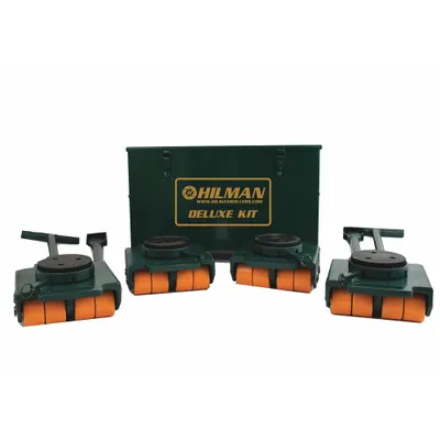 HILMAN ROLLERS Bull Dolly Kit: 48,000 lb, 5 5/8 in Deck Ht, 11 in L x 5 1/4 in W - Machine Roller Kits