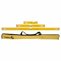 STABILA Magnetic Torpedo Pro-Set,1ft,2ft,4ft.: Level & Plumb, Torpedo, 0, Top & Side Read, Aluminum (MPN 29940)