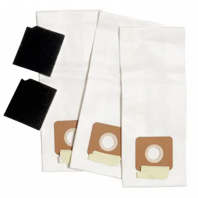 TENNANT Vacuum Bag, Paper, Dry Pickup, for Model 1068027 - Upright Vacuum Bags