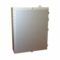 HAMMOND Electrical Enclosure: Aluminum, 30 in x 24 in x 8 in, NEMA 12/13/4/4X, w/Panel, Solid Cover (MPN 1418N4ALK8)