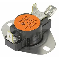 Replacement limit control for HVACR systems. Monitors temperature or pressure to interrupt operation when conditions exceed safe limits, preventing equipment damage. Suitable for use in heating and cooling applications.