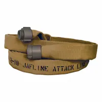 JAFLINE Fire Hose: Double Jacket, 1 1/2 in Hose Inside Dia, 50 ft Hose Lg, Tan (MPN JL150T050-NH150)