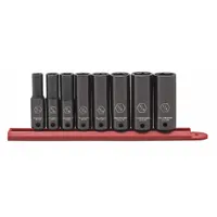 GEARWRENCH Socket Set: 3/8 in Drive Size, 5/16 in to 3/4 in Socket Size Range, Manganese Phosphate (MPN 84915N)