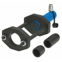 Steel tool for removing and installing single-wrapped FAS II Airliner Freightliner rear suspension bushings in heavy-duty trucks. Measures 21-3/4 in × 8 in × 2-1/2 in. Reduces time compared to manual methods