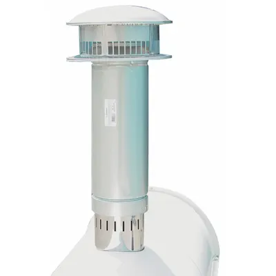 SELKIRK EF1 B Vent Flue Stack for Indirect-Fired Portable Oil & Kerosene Heaters - Venting for Portable Oil & Kerosene Heaters