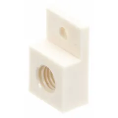 This OEM reed switch bracket is a replacement part for commercial meat tenderizers. It provides secure mounting and precise alignment for the reed switch assembly, which detects blade position or door closure to support safe operation in foodservice environments.