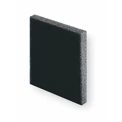 Polyurethane replacement filter mat for use with Air/Air Heat Exchangers. Traps airborne particles to maintain cooling efficiency. Dimensions: 10 in height, 20.9 in width, 0.39 in depth.