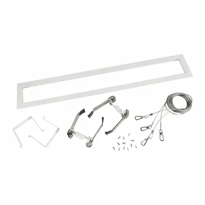 KEYSTONE TECHNOLOGIES Light Fixture Mounting Kit: For Use With 2 ft Fixtures in - Accessories for Decorative Lighting Fixtures