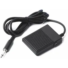 Foot switch for water purification systems, compatible with ELGA PF2XXXXM1 model. Enables hands-free operation to control water flow or system activation in laboratory or industrial water treatment applications.