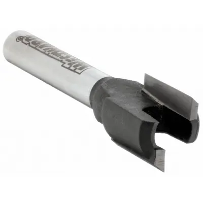 WESTWARD Hinge Mortise Cut Profile Router Bit: Fractional Inch, Carbide Tipped - Hinge-Mortise Profile Router Bits