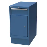 LISTA Modular Workbench Cabinet: Cabinet, Steel, 16 7/8 in Overall Wd, 28 1/2 in Overall Dp, Blue (MPN XSNW0600-0202BB)