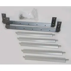 This steel louver is designed for use with hydronic wall and ceiling unit heaters to direct airflow and protect the heater core. Finished in gray, it measures 9-15/16 in high by 14-1/2 in wide by 3-1/8 in deep. Suitable for industrial and commercial heating applications where controlled air distribution is required.
