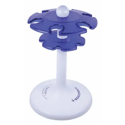 WHEATON Pipette Stand: Plastic, 8 11/16 in Overall Ht, Rotates 360° - Pipette Stands & Racks