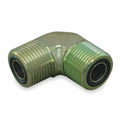 AEROQUIP Hydraulic Hose Adapter: 3/8 in x 1/4 in Fitting Size, Male x Male, ORS x ORS - ORS-to-ORS Steel Hydraulic Hose Adapters