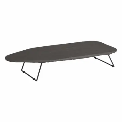 PRESSTO VALET Tabletop Ironing Board: Tabletop, Charcoal, 30 in Overall Lg - Compact Ironing Boards