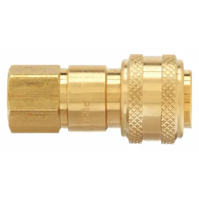 DIXON VALVE & COUPLING Quick Connect Hose Coupling: 3/8 in Body Size - Industrial Interchange Brass Quick-Connect Air Coupling Bodies