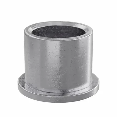 OILITE Flanged Sleeve Bearing: Iron-Copper, SAE 863, 7/16 in Bore, 9/16 in OD - Lubricated General Purpose Metallic Flanged Sleeve Bearings