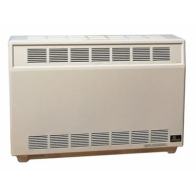 EMPIRE Gas Freestanding Floor Heater: Propane, Solid Face Cabinet, Unit-Mounted - Freestanding Vented Gas Floor Heaters