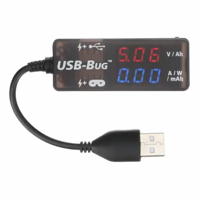 TRIPLETT Tester and Data Masker: USB 3.0, 1 in Overall Ht, 4 3/4 in Overall Lg - USB Testers