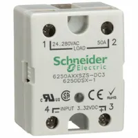 SCHNEIDER Solid State Relay: Surface Mounted, 50 A Max Output Current, SCR, AC Output (MPN 6250AXXSZS-DC3)