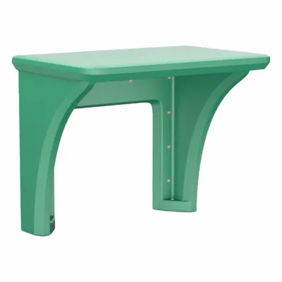 CORTECH Wall-Mount Desk: Green, 29 in Overall Ht, 36 in Overall Wd, 24 in Overall Dp - Wall-Mount Desks