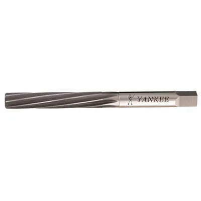 YANKEE 403-7/64 Left-Hand Spiral-Flute Hand Reamer, 7/64 in, High Speed Steel - Left-Hand Spiral-Flute Hand Reamers